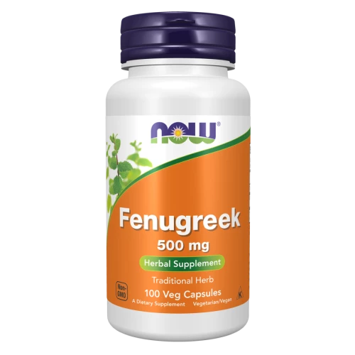 NOW - Fenugreek 500 mg - 100 kapsułek